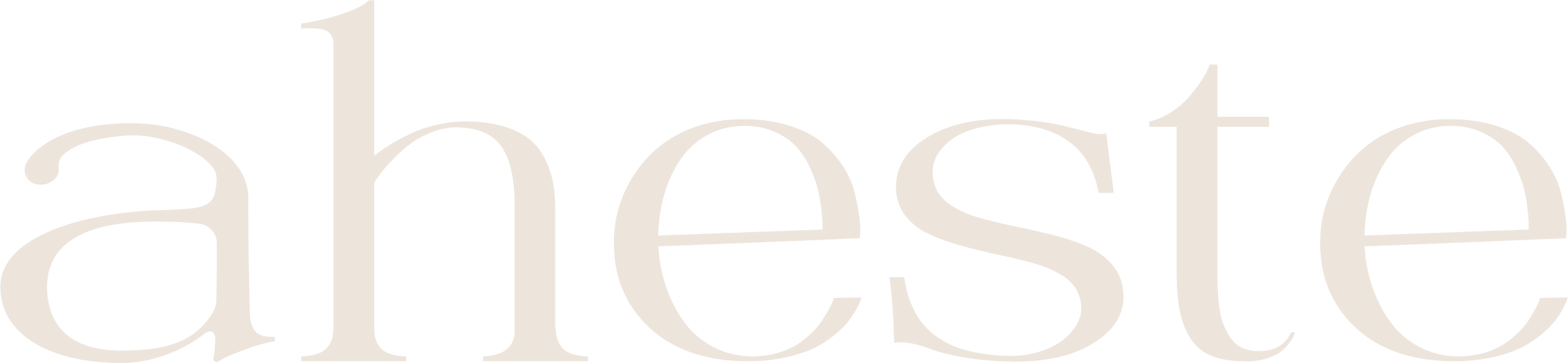 Aheste