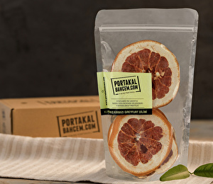 Kurutulmuş Kırmızı Greyfurt Dilimi 100 Gr