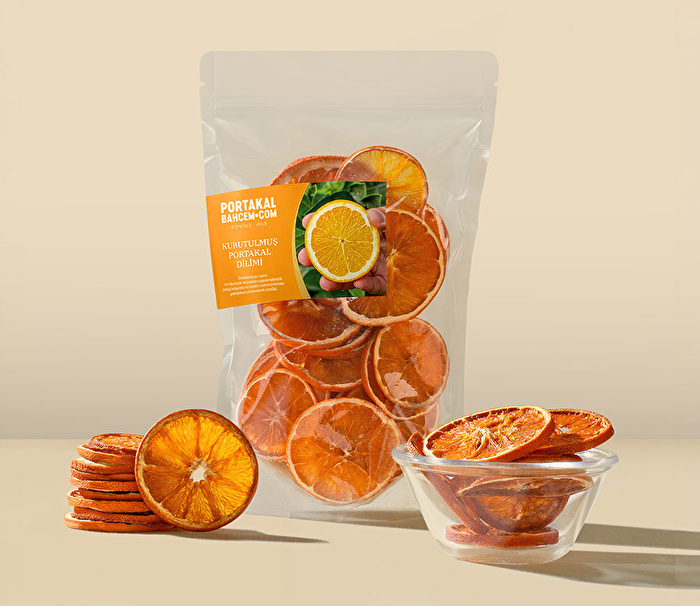 Kurutulmuş Portakal Dilimi 100 Gr