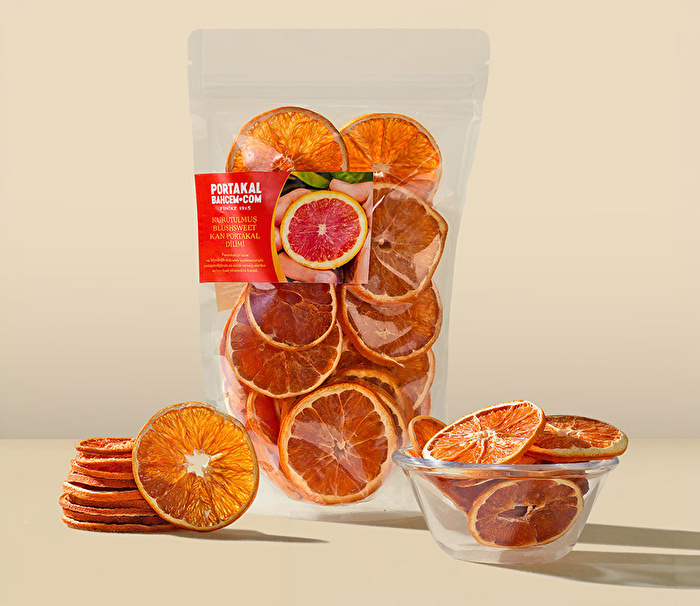 Kurutulmuş Blushsweet Kan Portakal Dilimi 100Gr